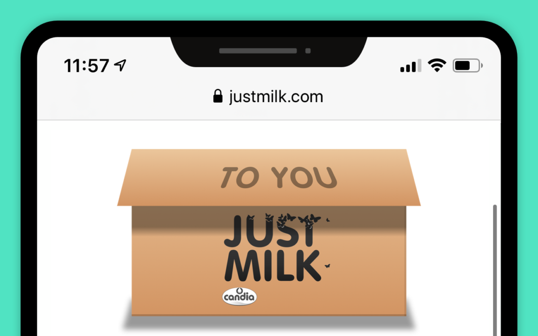 Woo! JUST MILK now selling direct